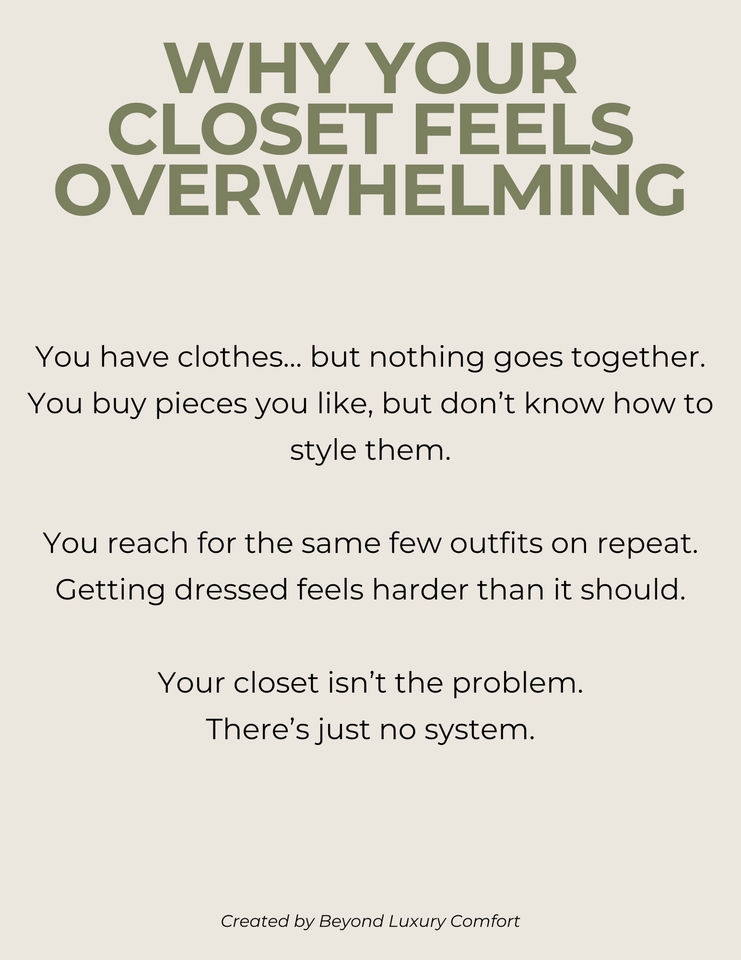 The Luxe Closet Reset