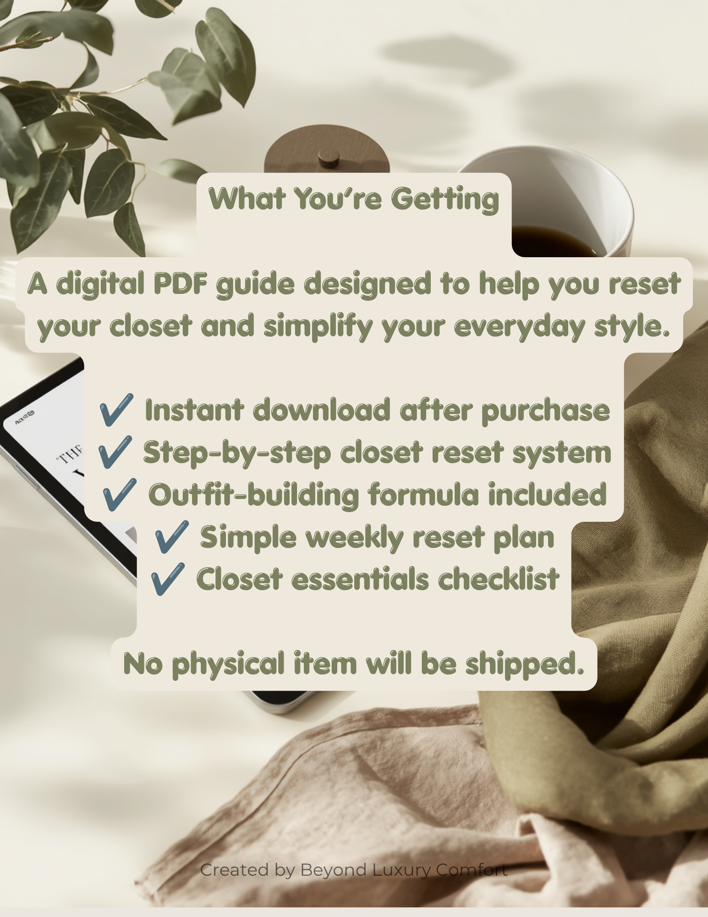The Luxe Closet Reset